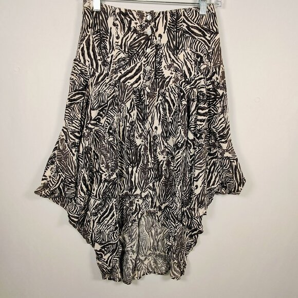 Free People | Skirts | Free People Womens Asymmetrical Skirt | Poshmark